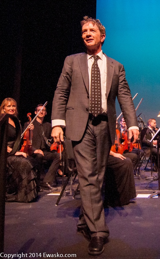 martin short glendale pops with orchestra in background