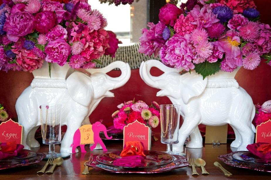 wedding elephant vases