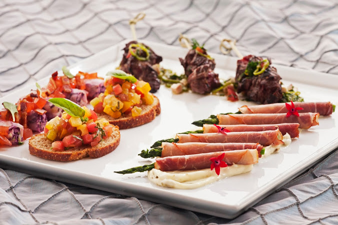 assorted hors d'oeuvres
