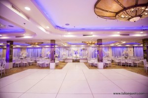 White Dance Floor at Brandview Ballroom